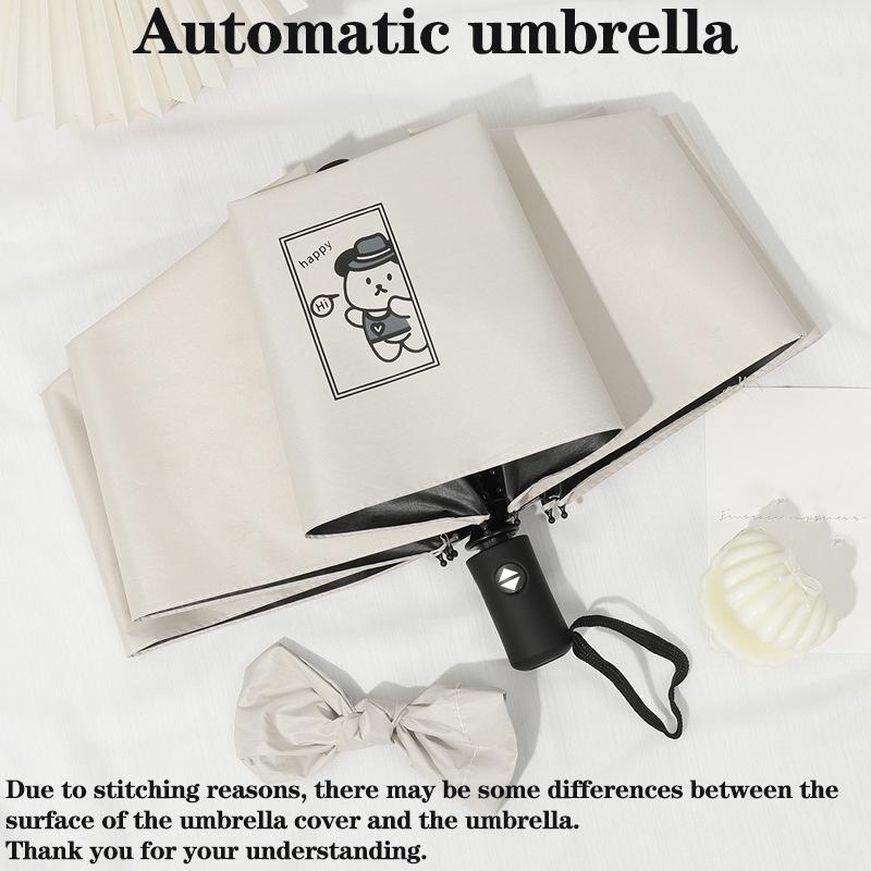 Umbrella Cute Puppy Parasol Travel Portable Folding Umbrella Wind and Sun Protection Lady UV Umbrella Male Adult Students