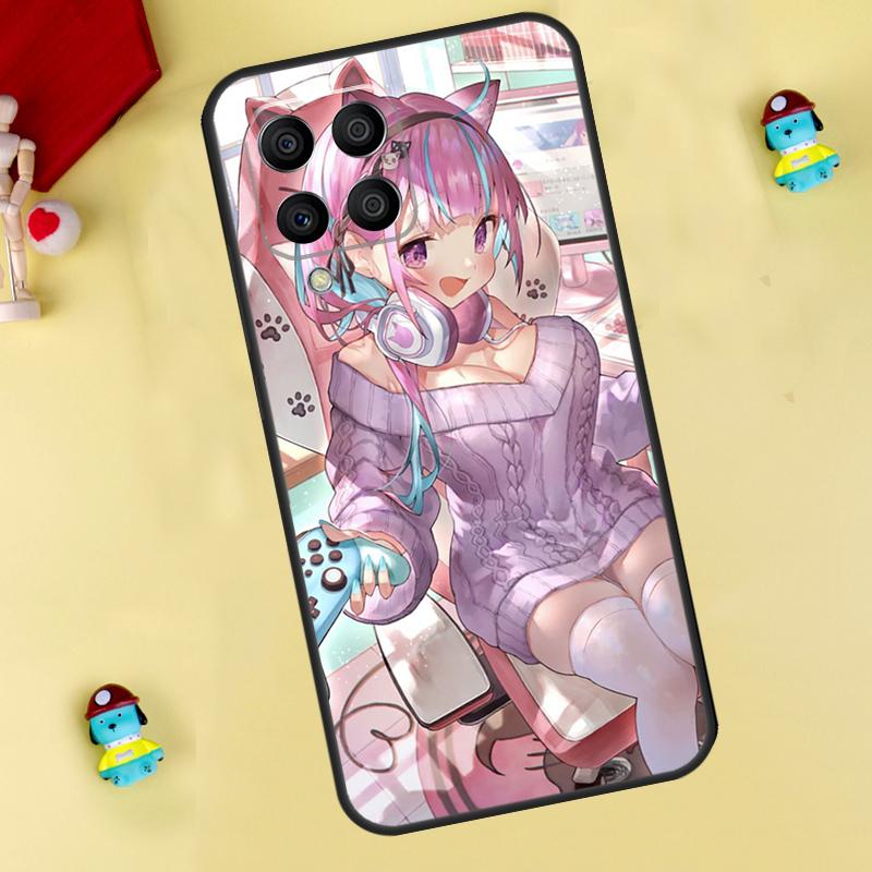 

Minato Aqua Hololive Case For Samsung Galaxy M35 M55 M15 M11 M12 M13 M14 M06 M16 M36 M56 M31 M53 M32 M52 M34 M54 Samsung M14