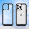 For iPhone 15 Pro TPU+Acrylic Shockproof Mobile Phone Back Cover Clear Protective Case