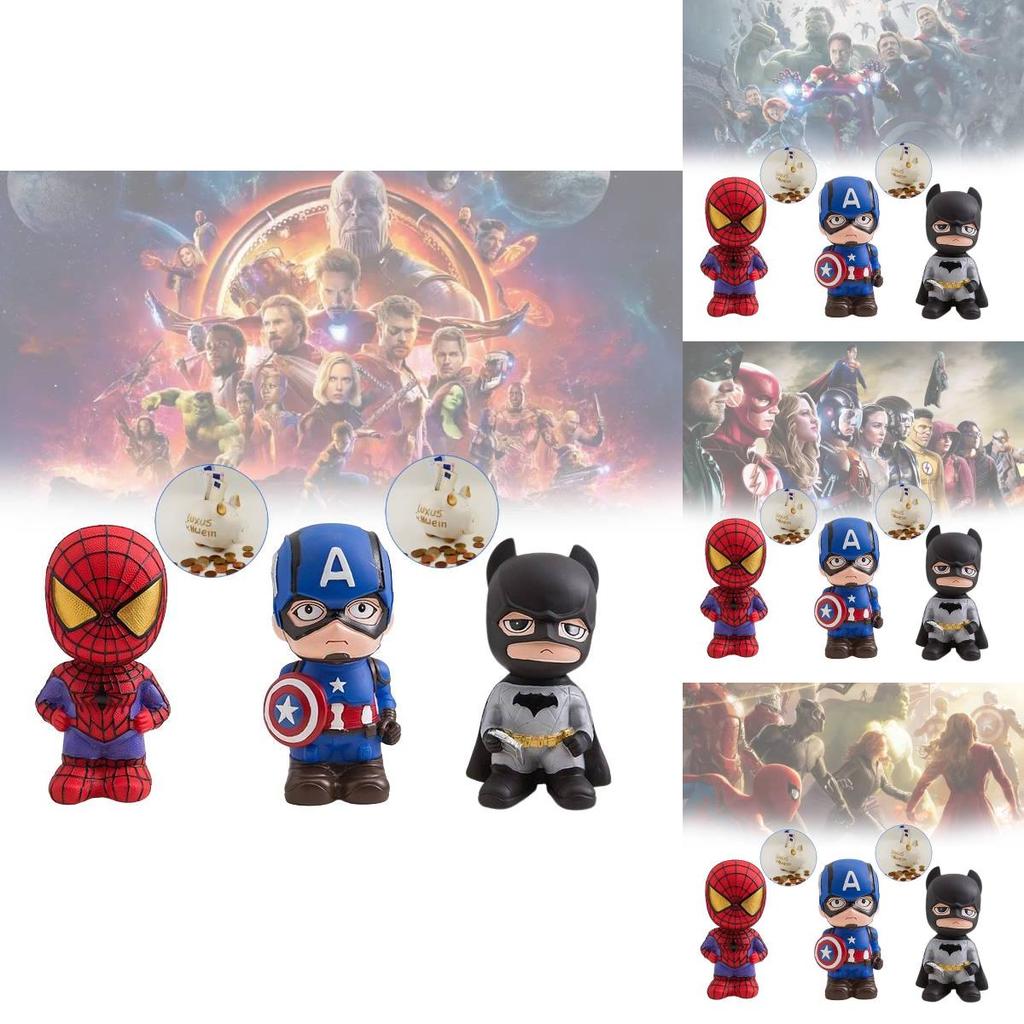 Pusculita Creativa Omul-Paianjen Design Colorat Desene Animate Avengers Pentru Cadouri Copii