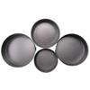 4Pcs/Set Cake Pan for Baking Removable Bottom Non-Stick Springform Cheesecake Pan Leakproof Round C