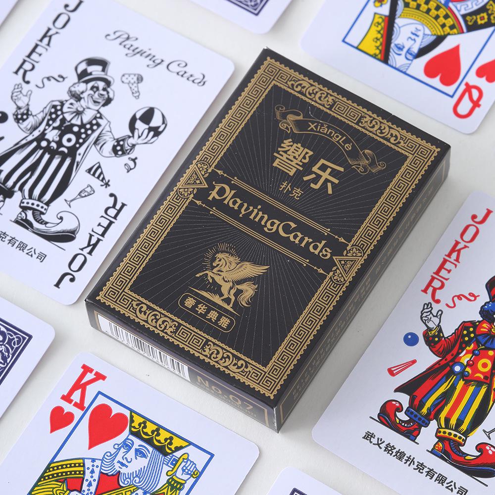 Xiang Yue High-End Poker Cards - Durable, Thickened Paper, Pack of 10 for Entertainment Clubs