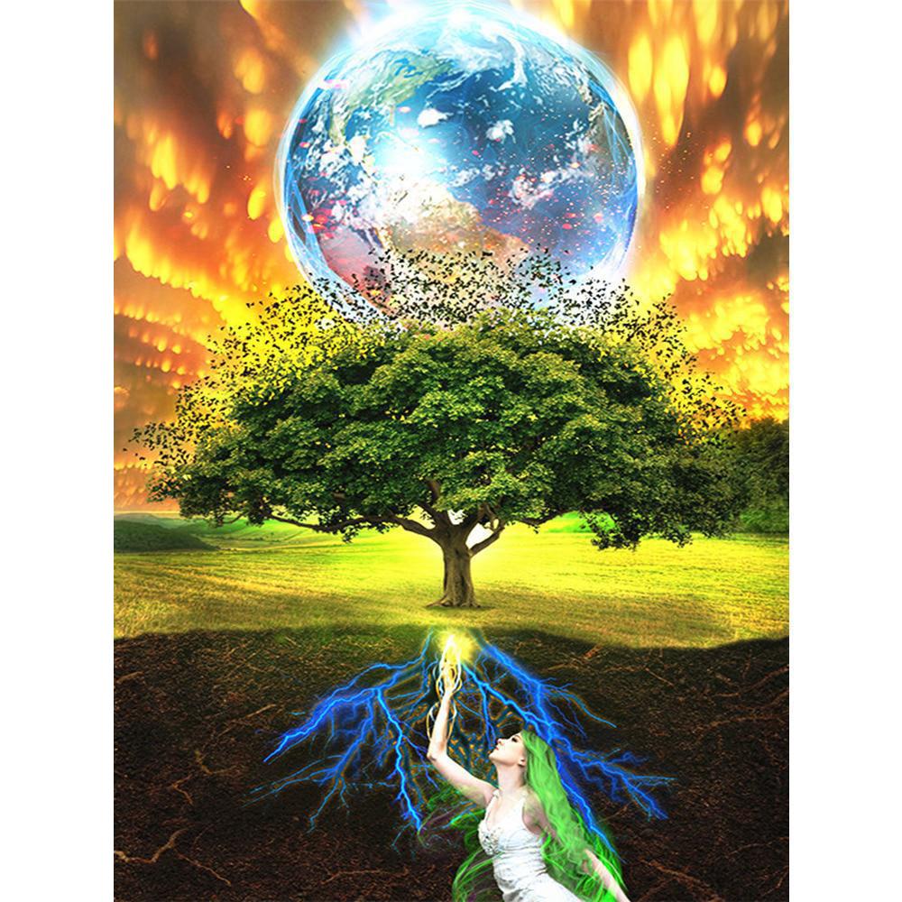 5D DIY Diamond Painting Full Drill Square Round Doll Elves Rhinestones Cross Stitch Diamond Embroidery Landscape Animal Mosaic Sale Home Decor