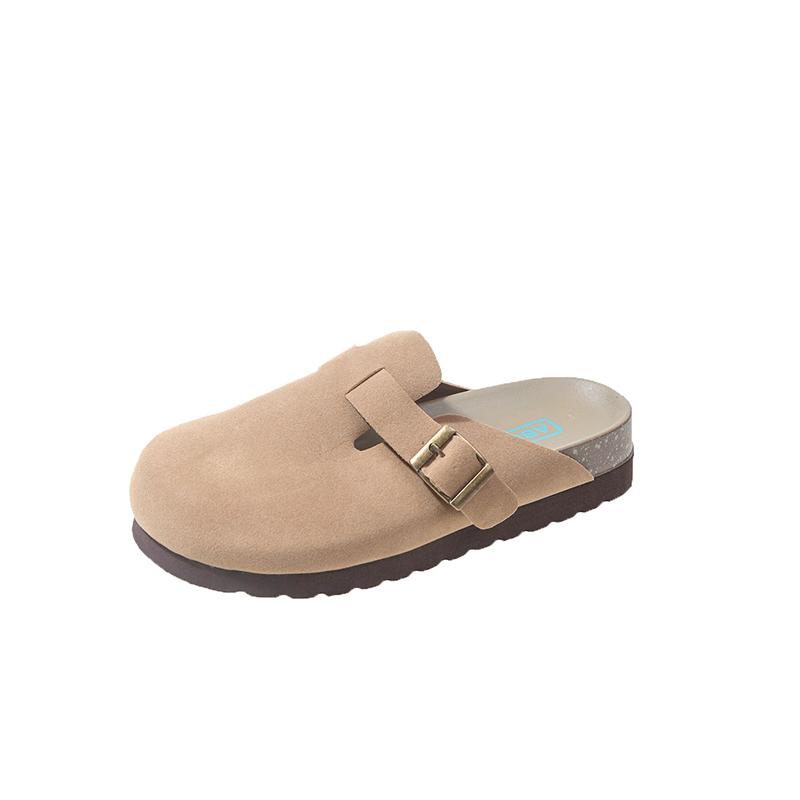 

Модные женские домашние повседневные тапочки на платформе, зимние уличные флисовые теплые тапочки на среднем каблуке, женские мюли, модные тапочки для женщин 35 серый