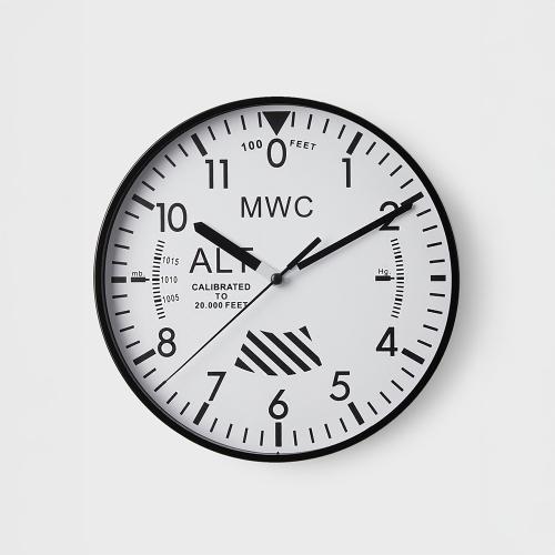 [MWC Watches] Настенные часы MWC Watches с альтиметром, белые FREE