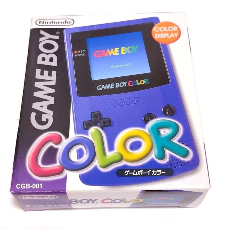 Nintendo Game Boy Color GBC Console CGB-001 Genuine Tested Red/Yellow/Blue/Purple/Clear/Clear Purple CGB001 Berry Dandelion Teal Grape Atomic Purple