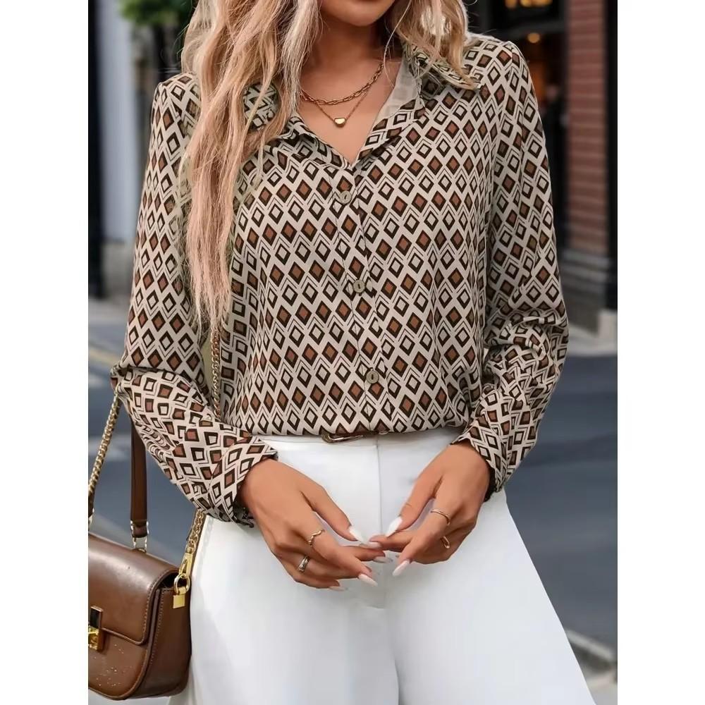 Elegant Long Sleeve Women Shirts Casual Loose Large Size Shirts Women Fashion Tops Women
