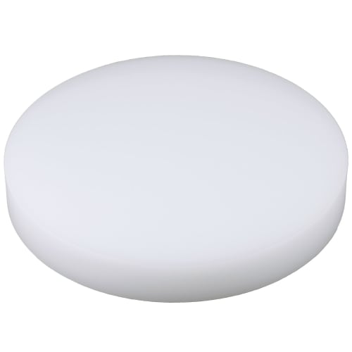 Towa Polyeight Chinese Cutting Board, White, 350mm Diameter x 50mm Thick, 4.86 kg, Polyethylene (PE), R-35