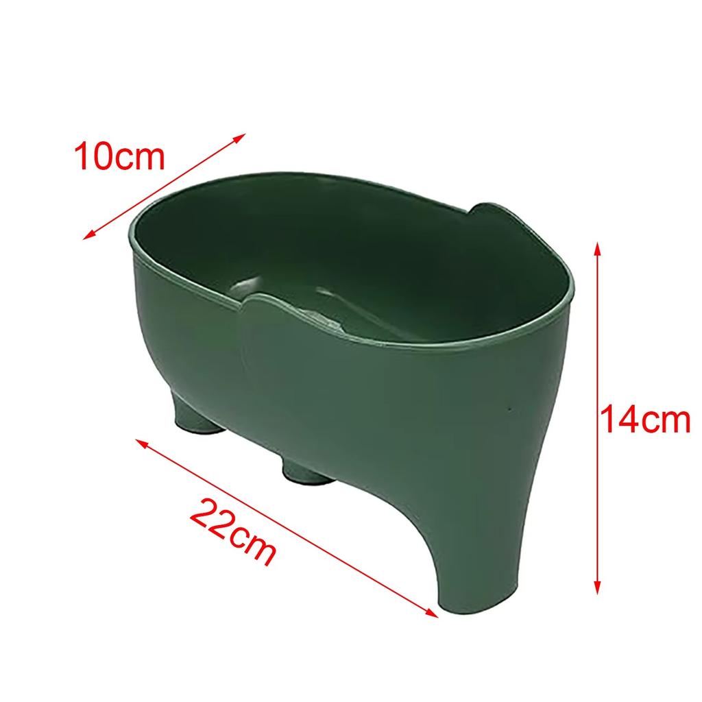 Elephant Drain Basket Multi-purpose Kitchen Storage Drain Basket Household Fruit and Vegetable Basket Plastic Drain Basin