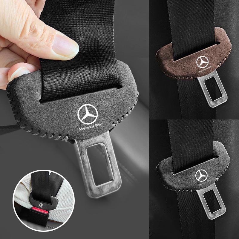 Car Seat Belt Buckle Clip Protector Cover Interior Front Rear Seat For Mercedes Benz AMG W205 W204 W203 W111 W168 W213 W210 W222 YD3