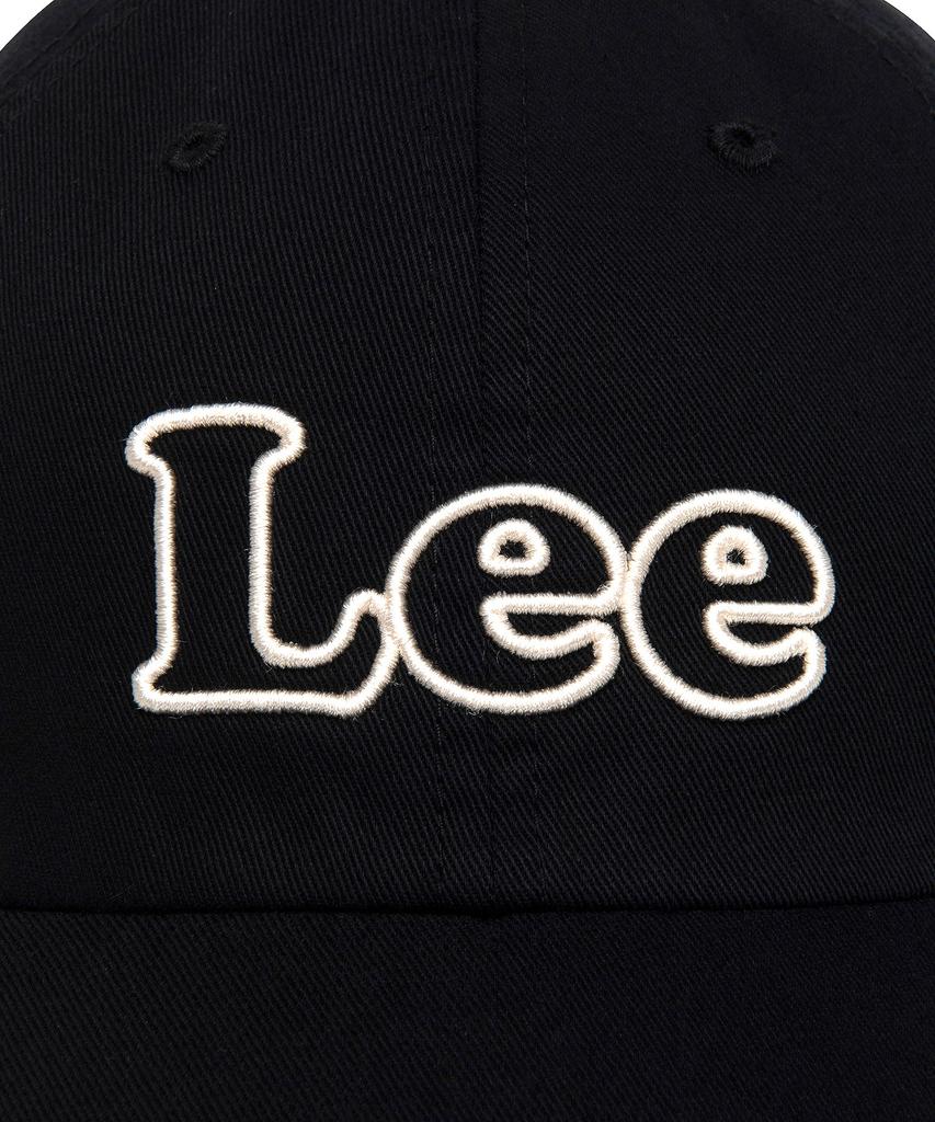LEE Vintage Logo Cotton Ball Cap Black