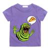 Ghostbusters Kawaii Baumwoll-T-Shirt mit Aufdruck für Kinder, Top, Street Fashion, grafische T-Shirts für Jungen/Mädchen, atmungsaktive Casual-T-Shirts