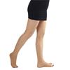 Women's Latin Dance Fishnet Pantyhose Breathable Mesh Fabric Open Toe Cotton Lined Gusset Dancing Tights Stockings