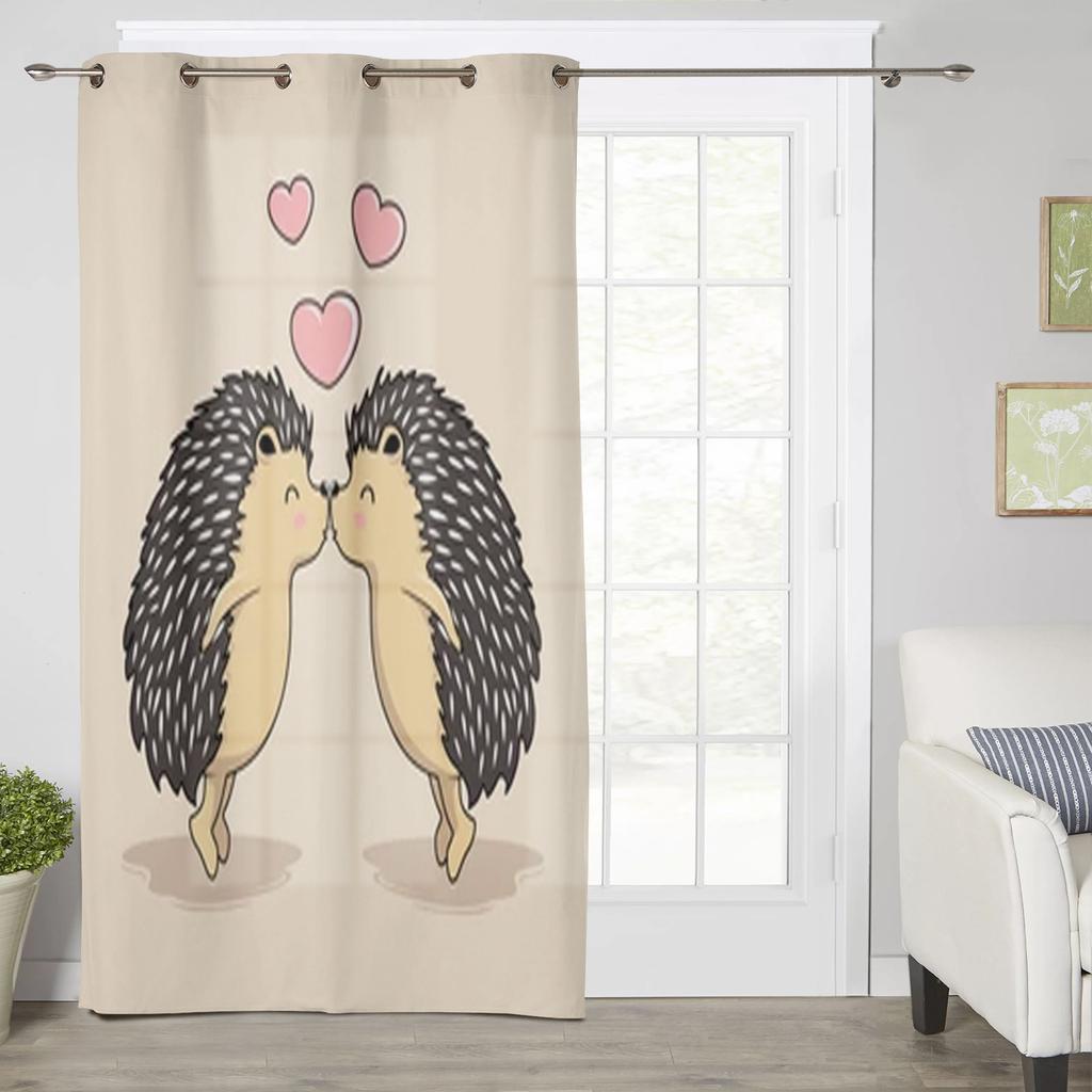 Chinese Panda And Bamboo Window Curtains Curtains for Living Room Decorative Items Living Room