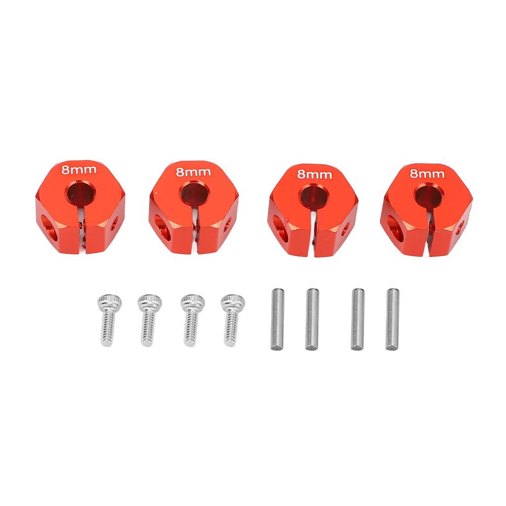 Hex Wheel Hub Adapter 8MM Thickness Aluminum Alloy Long Lasting 4.0mm Hole for SCX10 CC01 WRAITH 900