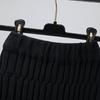 Women Midi Skirt High Waist Straight Leg Hip Wrapped Knitting Skirt Solid Color Autumn Skirt Versatile Daily Wear