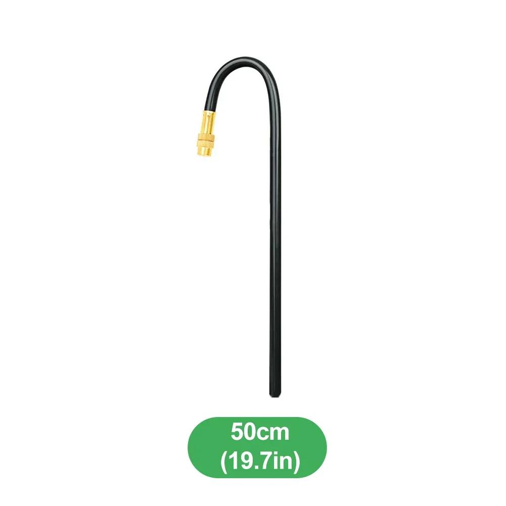 Micro Irrigation Sprinkler Parts Misting Nozzle 360° Bendable Brass Spray Head for Irrigation Patio Greenhouse Humidification