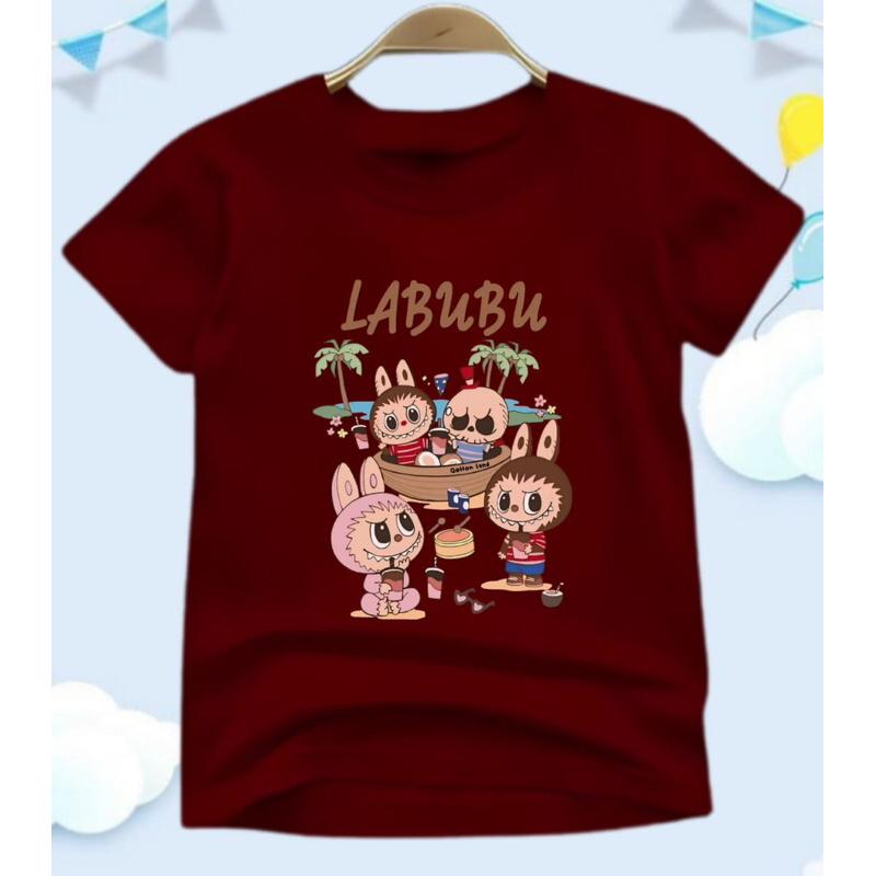 Virus Labubu Beach Children's T-shirt