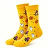 Halloween Men's Women's Autumn Winter New Products Pumpkin Bat Socks Fashionable Comfortable Warm Socks