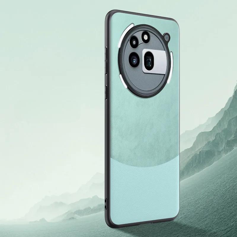 

Чехол для Nothing Phone 3A Pro Simple Plain Skin Мягкий чехол для задней панели Чехол для Nothing Phone 3a Pro Ударопрочный бампер Nothing Phone 3a циан