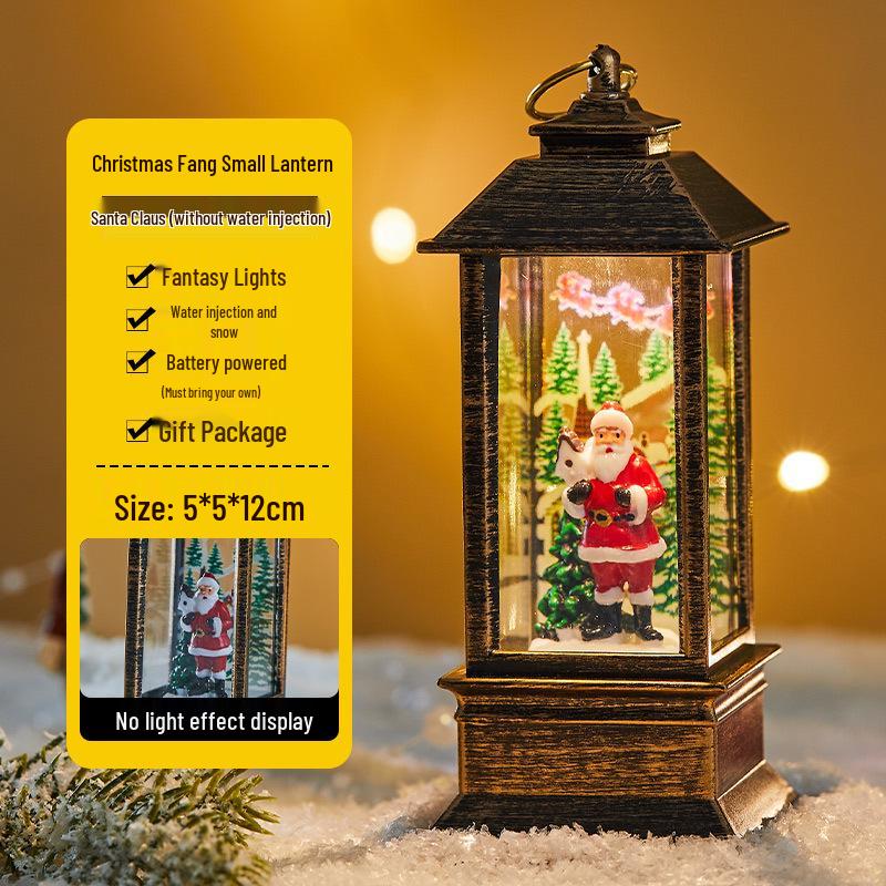 

Сцена Різдвяної ялинки Світловий водяний ліхтар - Настільна прикраса та Декорація для торгового центру