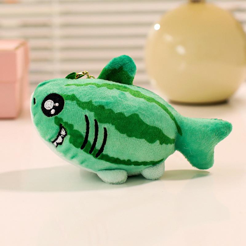 Shark Plush Funny Keychain Pp Cotton Stuffed Animal Bag Decor Gift Kids Teens