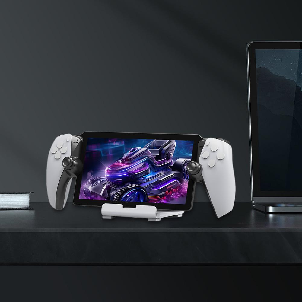 Desktop Bracket Rack with Anti-Slip Silicone Pad Tablets Stand Handheld Game Console Holder for PS5 Portal Steam Deck ROG Switch