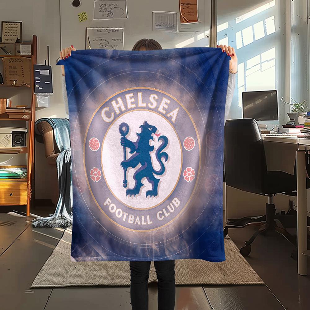 Chelsea FC Flanelldecke, Hohe Qualität, Bequem für alle Jahreszeiten, Heimdekoration, Wärme und Komfort