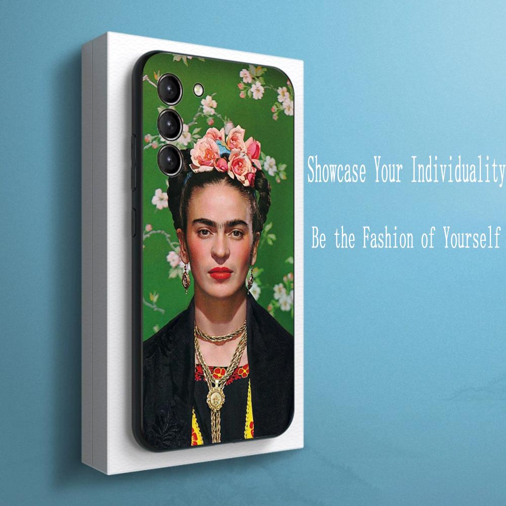 

Painting F-ridaS Kahlo-s art pattern Phone Case For Samsung Galaxy S26 S25 S24 S23 S22 S21 Plus Ultra Note20 Soft Black Galaxy S26 Ultra