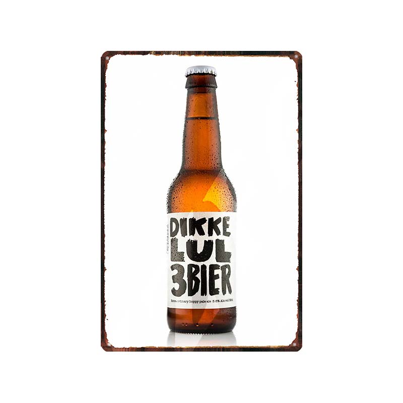 Niederländisches Bier BROUWERIJ’TIJ Vintage Metall Blechschilder Platten Für Wand Bar Pub Kunst Küche Kaffee Heimdekor 30X20CM DU-9096B
