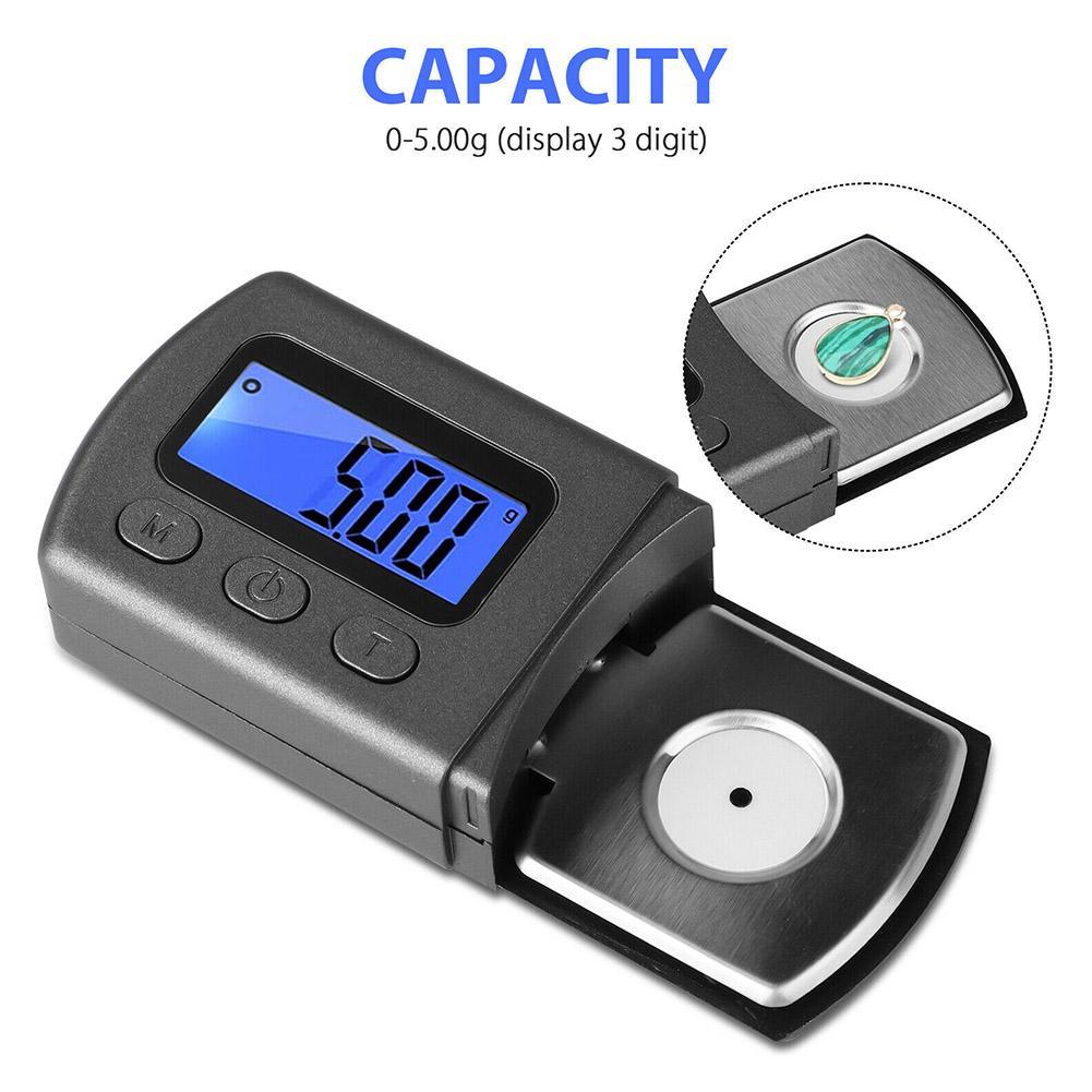 High Precise LCD Digital Turntable Stylus Force Scale Meter Gauge Backlight Portable Tracking For LP Vinyl Record Needle
