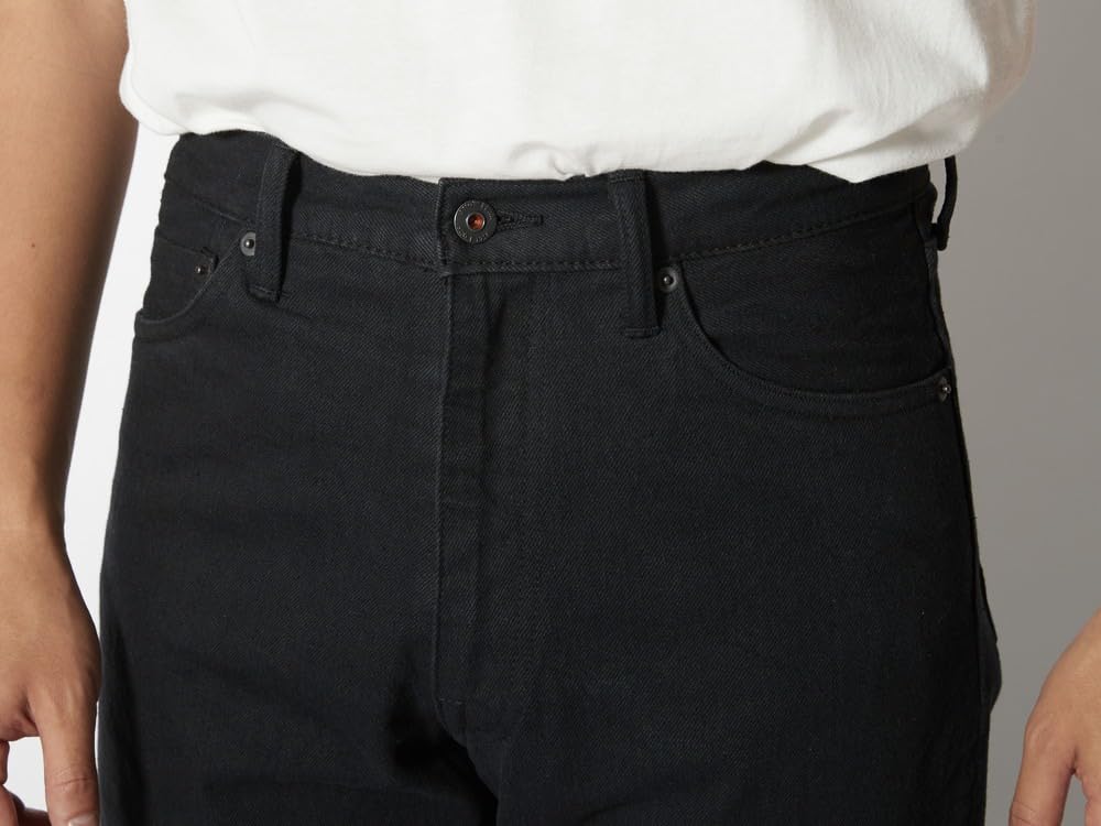 Snow Peak Recycled Cotton Denim Regular Size Perfect for and Outdoor Activities 5-pack Pants, L, Black, PA-24SU402, Festivals, Camping,