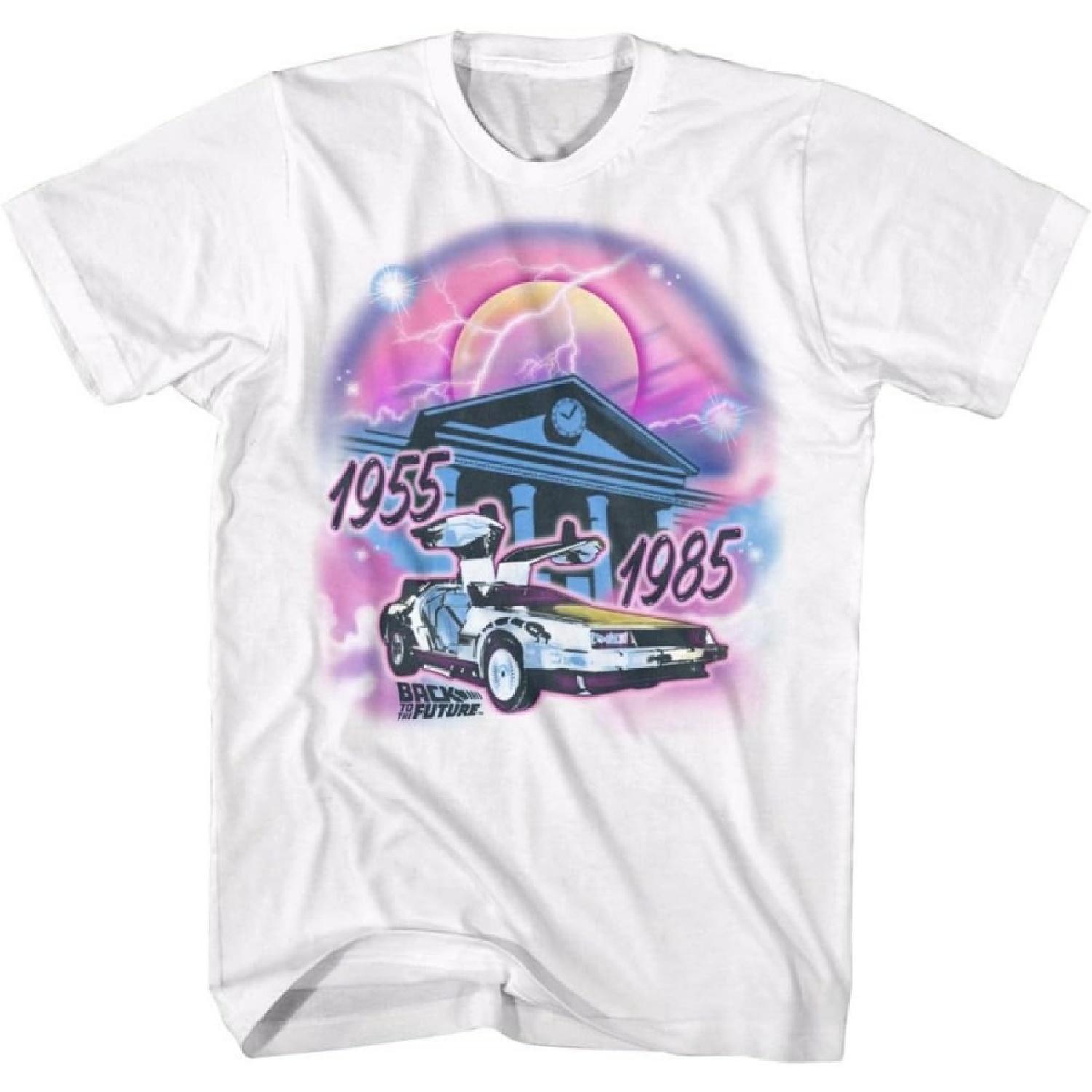 Back to the Future Mens Airbrush T-Shirt S