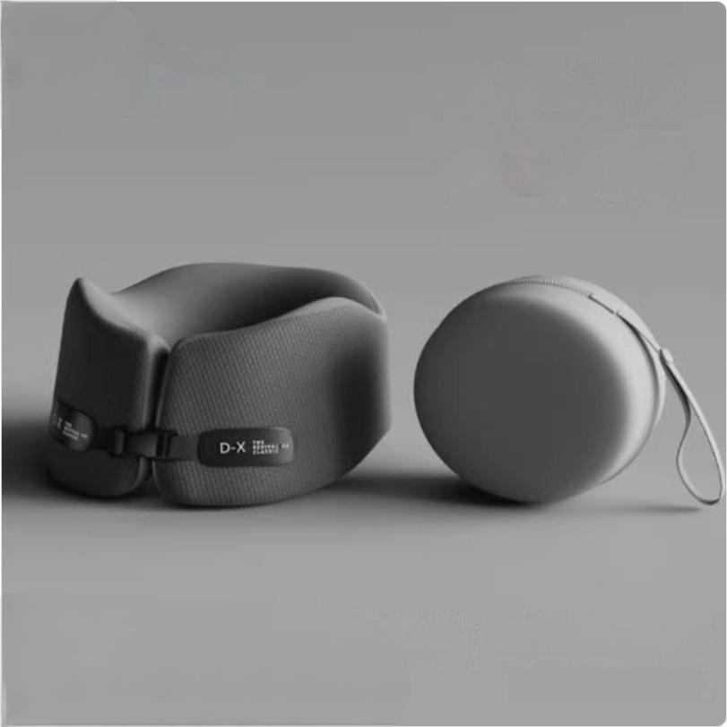 Reisekissen, U-förmiges Nackenkissen aus reinem Memory-Schaum für Flugzeug, Büro, Nickerchen, Nackenkissen, Flug, Schlafen, Kopf- und Nackenstütze