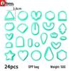 Children's Animal & Geometric Clay Mold Set with Play-Doh Cutters and Rolling Pin