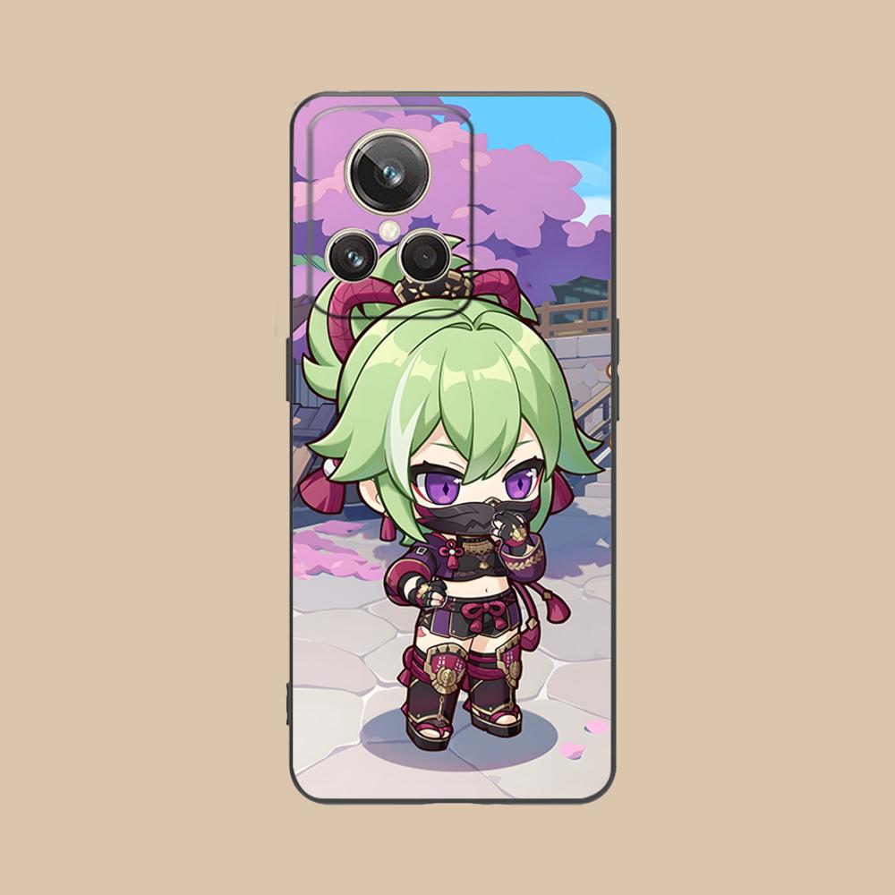 

Game GI Kuki Shinobu Mobile Phone Case for Realme 15 14 13 12 11 10 9 Pro Plus T i Lite 5G Colorful Printing Cover Cover Pretty realme 9i 5G