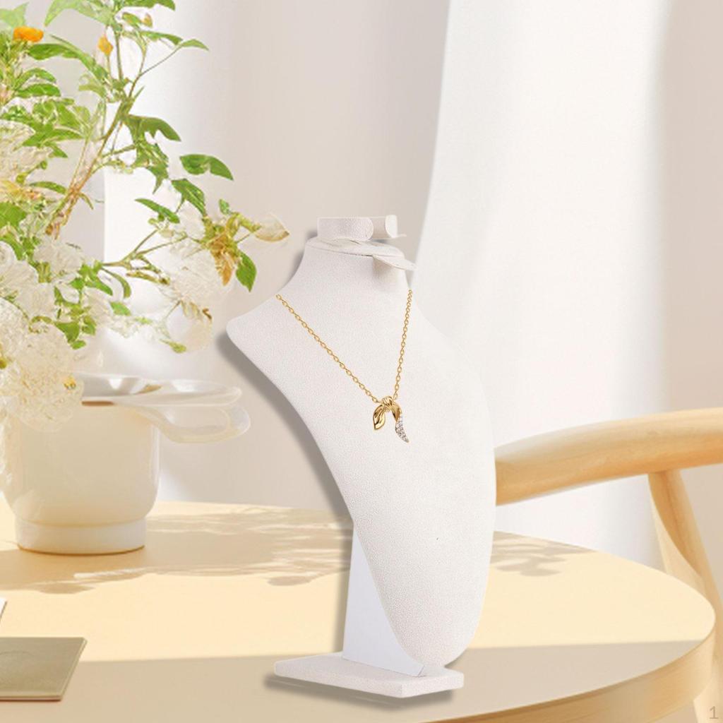 Schmuckständer Halter Dekoration Stilvoller Halsketten Büsten Organizer für Arbeitsplatte Schminktisch