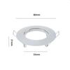 LED Ceiling Fixture Downlight Frame MR16 GU10 Fitting Housing Fixture for Spotlight 10pcs Round Metal Recessed