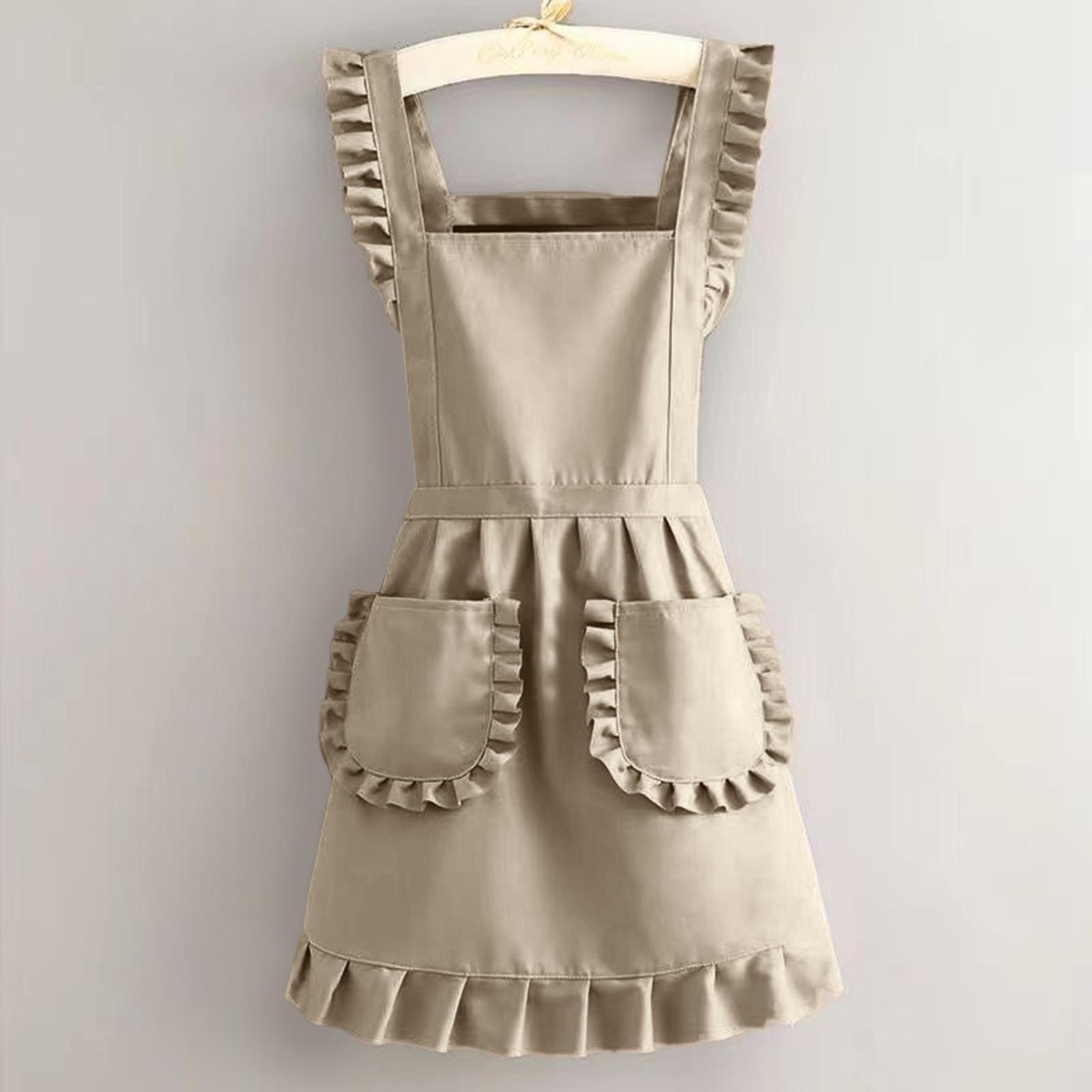 Бытовой фартук, Кухонный фартук для готовки, Фартук с карманом One Size