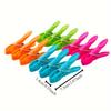 12/24/48pcs Colorful Clothes Drying Hooks - Suitable for Drying, Kitchen and Outdoor Use - Durable Drying Hook Set