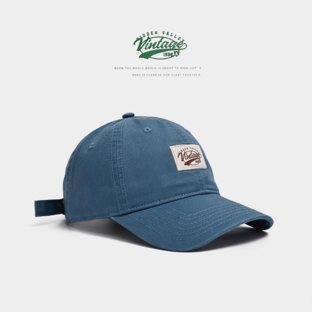 Letter Embroidered Soft Top Baseball Cap, Streetwear Plain Casual Hat for Men Women Spring Summer Korean Fashion Headwear
