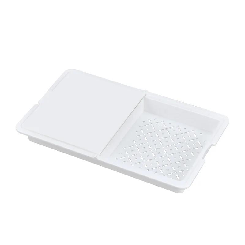 

1 Pc Multi-purpose Plastic Non-slip Chopping Block Cutting Board Cutting Mats Kitchen Tools белый