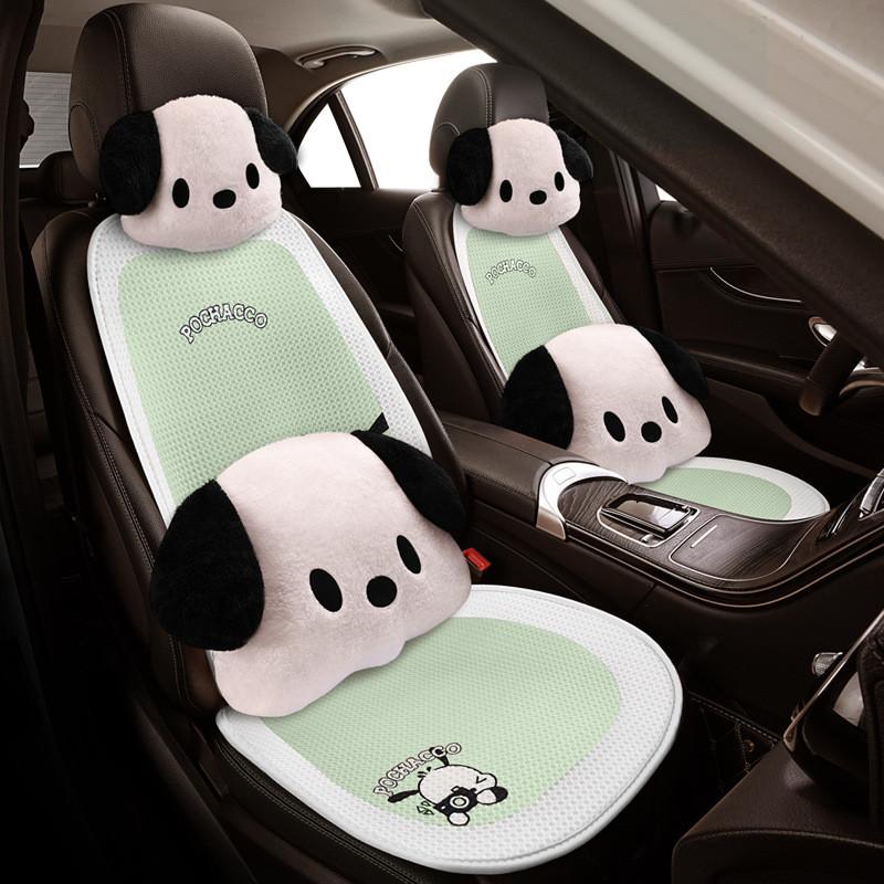 Pochacco Pattern Letter Cartoon Fashion Car Seat Pad Car Interior Accessories