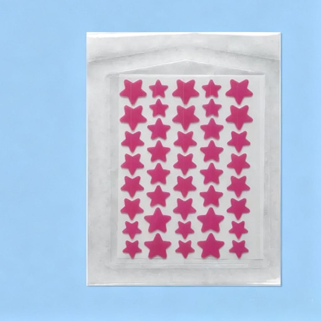 Official Star Acne Patches - 40 Clear, Invisible Hydrocolloid Patches for Pimple Absorption