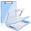 Side Opening Storage Clipboard Double-layer Clipboard Organizer Writing Board  Office Accessories