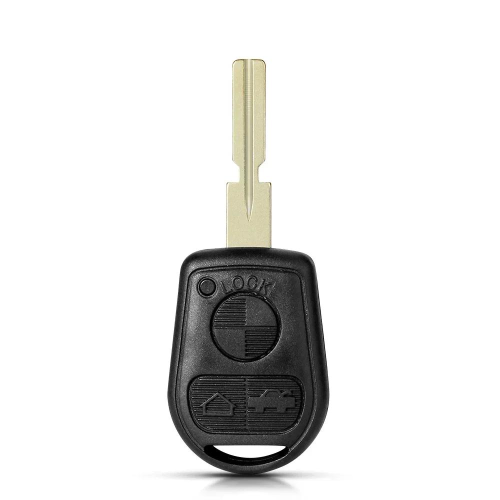 Dandkey S Obudowa Kluczyka Zdalnego Do Bmw E31 E32 E34 E36 E38 E39 E46 Z3 Z4 Pilot Kluczyka Hu92 Hu58 Niecięty Ostrze 2/3 Przyciski Pilot Kluczyka Etui Samochodowe