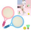 1 Pair Kids Badminton Racket Tennis Racket Exercise Balance Kids Racket Cute Kids Racquet with Badminton Rubber Ball