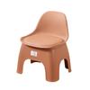 Thickened Non-Slip Backrest Stool for Kids & Adults: Perfect for Bathrooms, Living Rooms, Showers, Kindergarten, and Shoe Changing Areas.