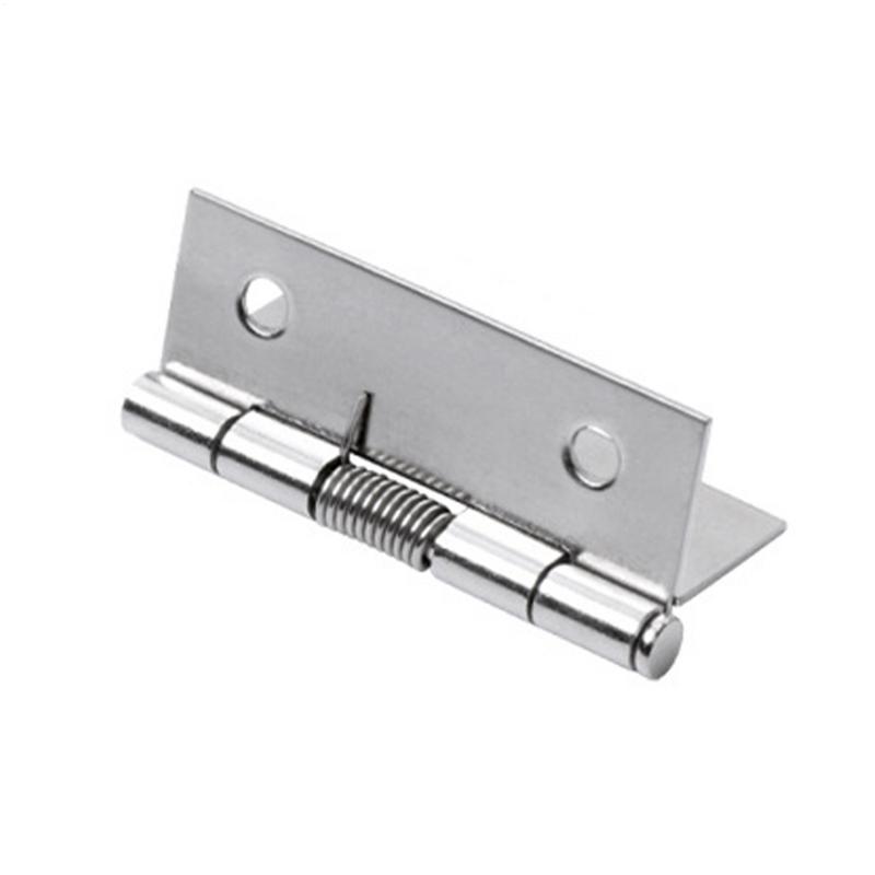 Spring Door Hinges Automatic Rebound Hinge with Spring Stainless Steel Door Window Cupboard Folding Hinges Furniture Hardware