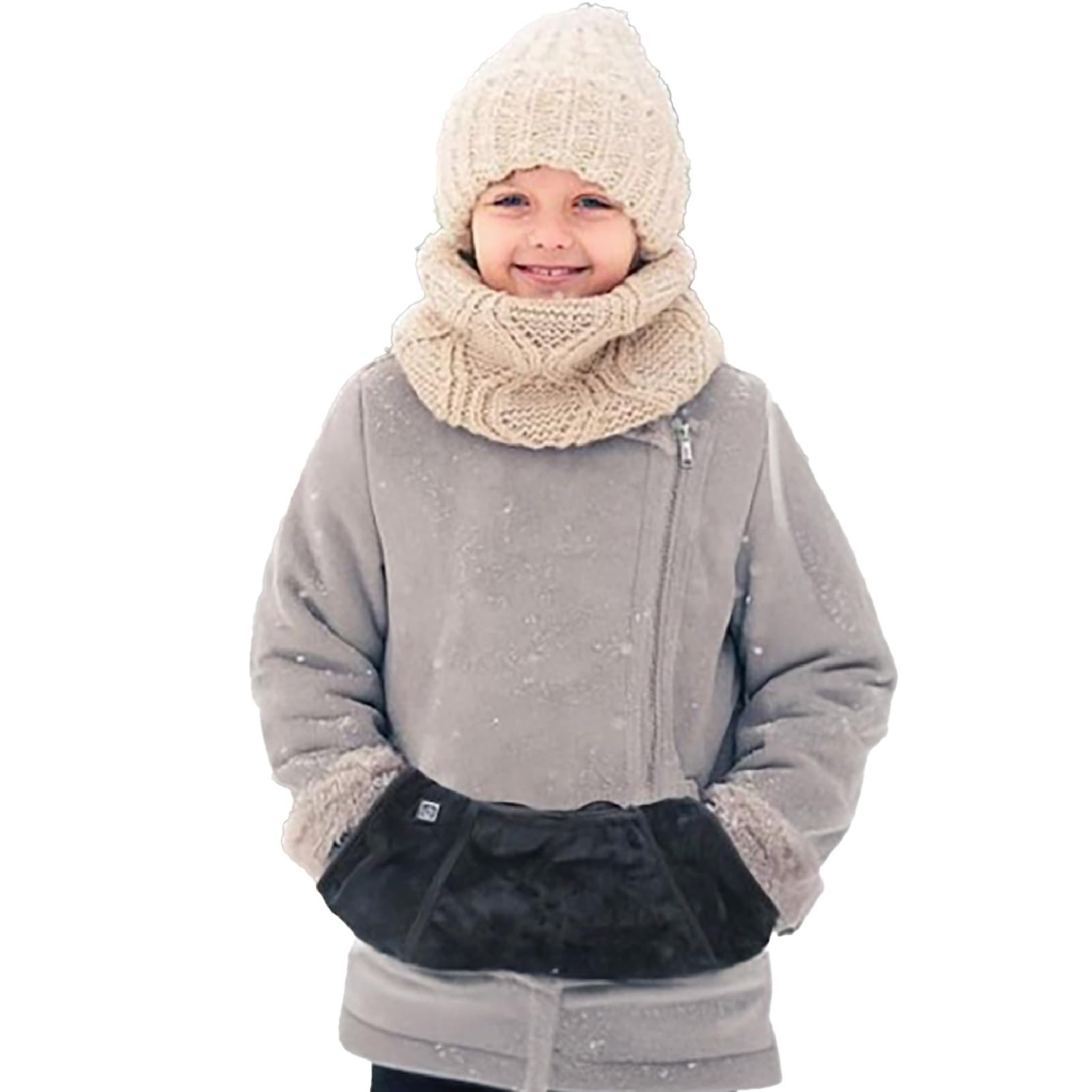 

CAWKAY Портативный чехол для грелки для рук с подогревом, быстро нагревающийся, электрический нагрев для женщин и для улицы, наплечный ремень, перчатки, подушечка, для детей, для кемпинга, чёрный